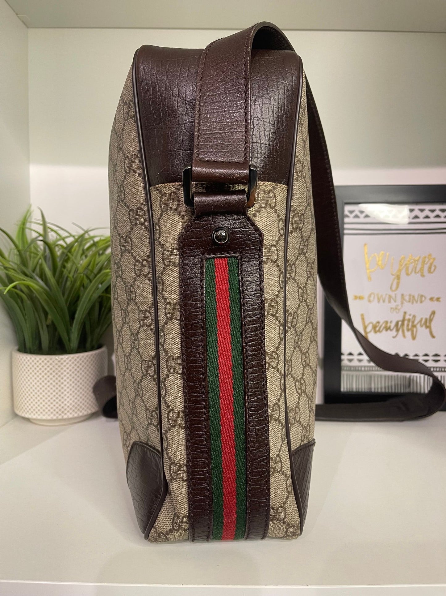 109. Gucci Supreme Messenger Bag