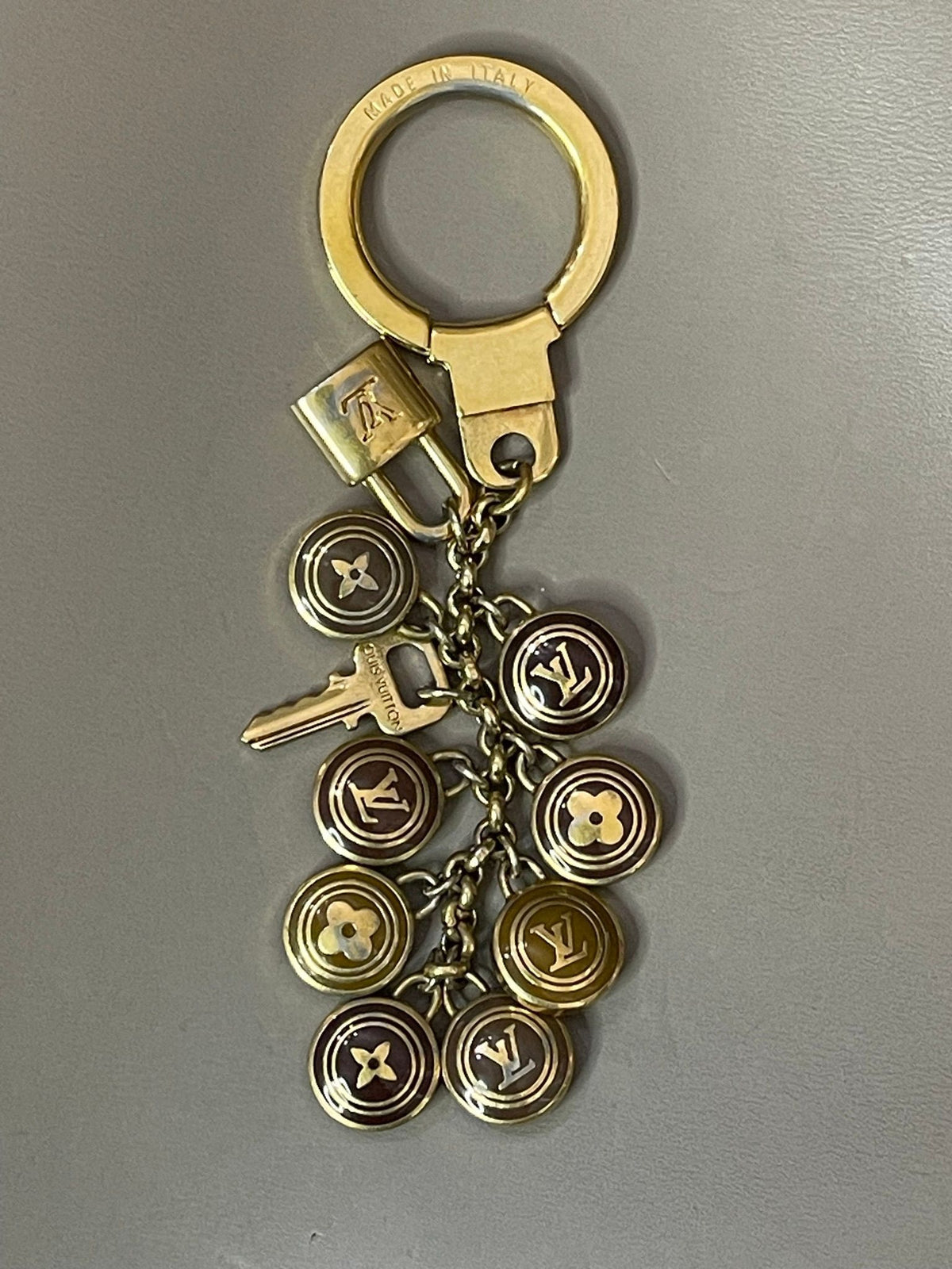 39. Louis Vuitton Brown Pastilles Bag Charm