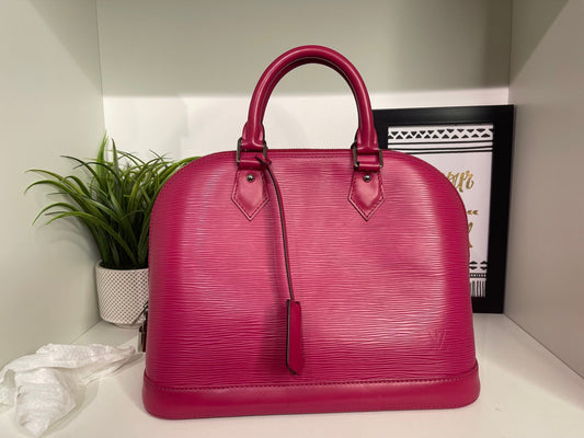 1. Louis Vuitton Pink Epi Alma PM