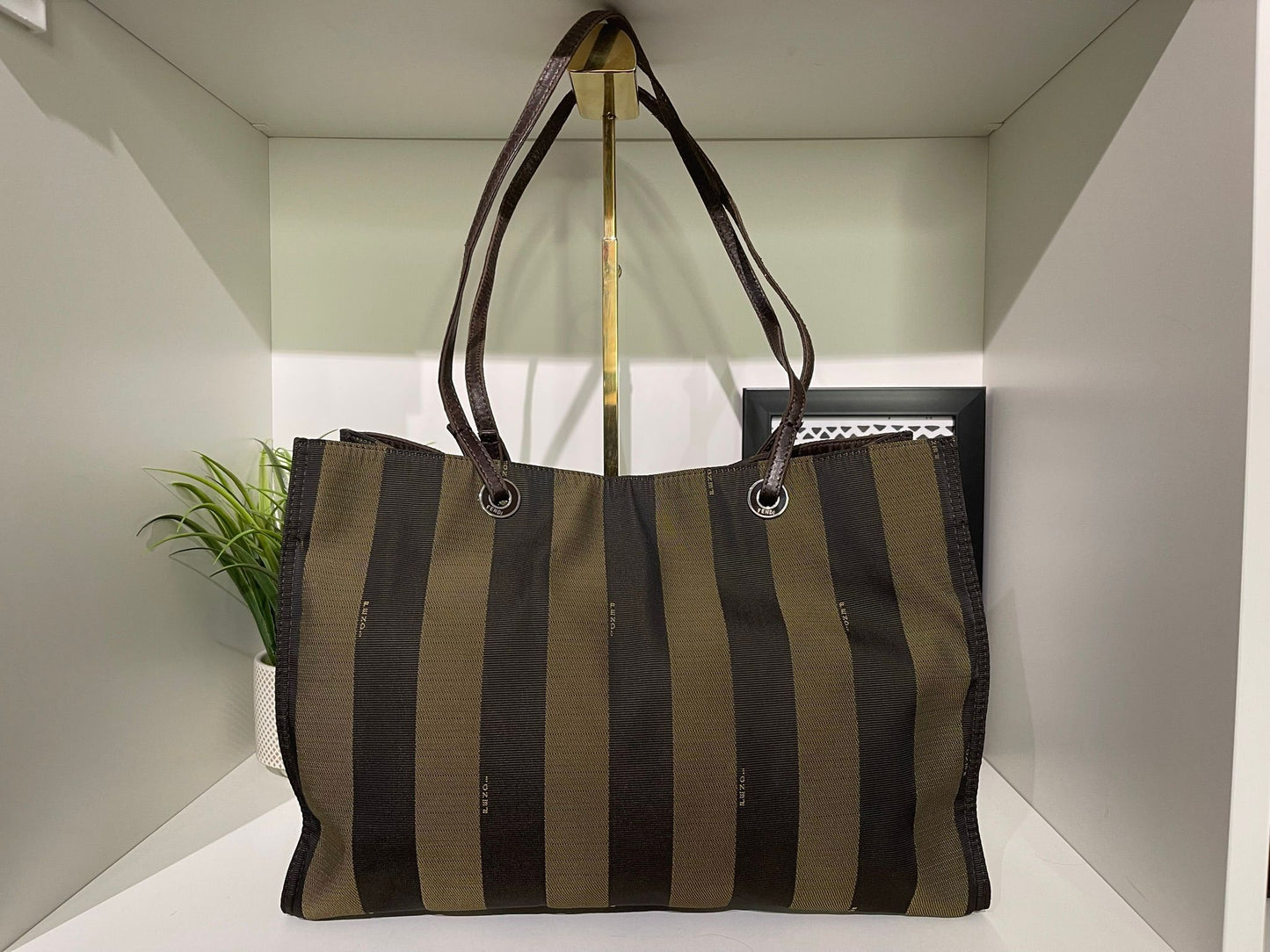 25. Fendi Pequin Tote