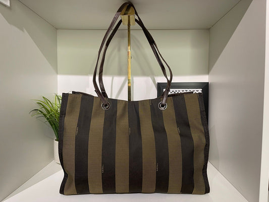 25. Fendi Pequin Tote