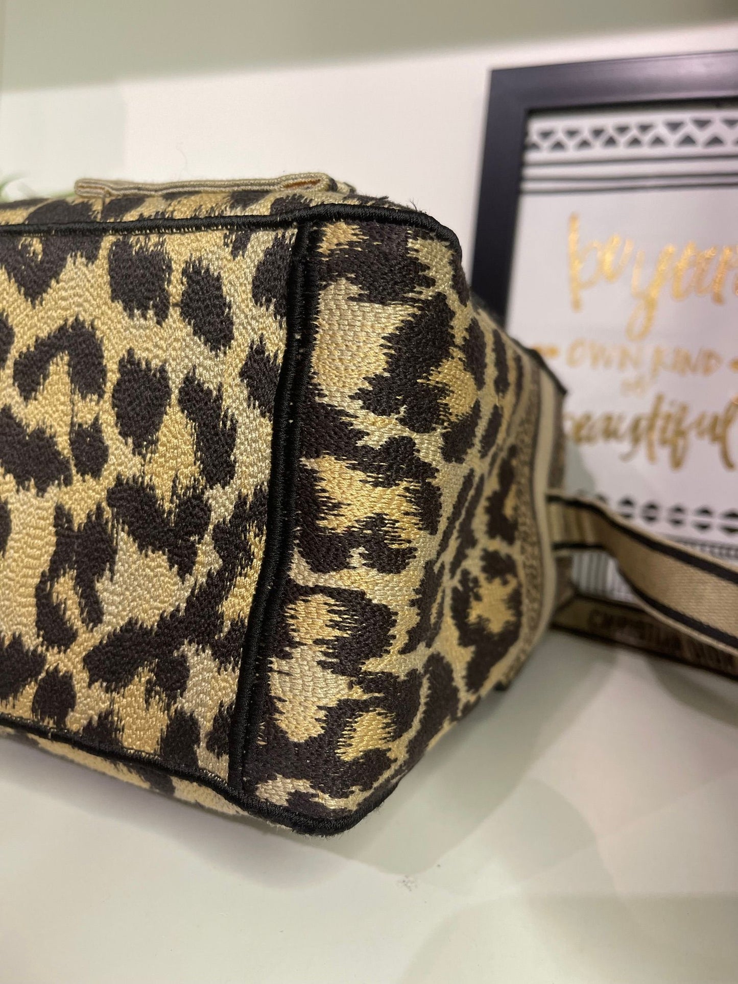 10. Christian Dior Cheetah Print Messenger Bag