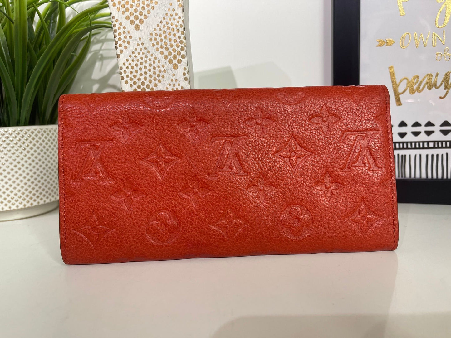 103. Louis Vuitton Cerise Empriente Long Wallet