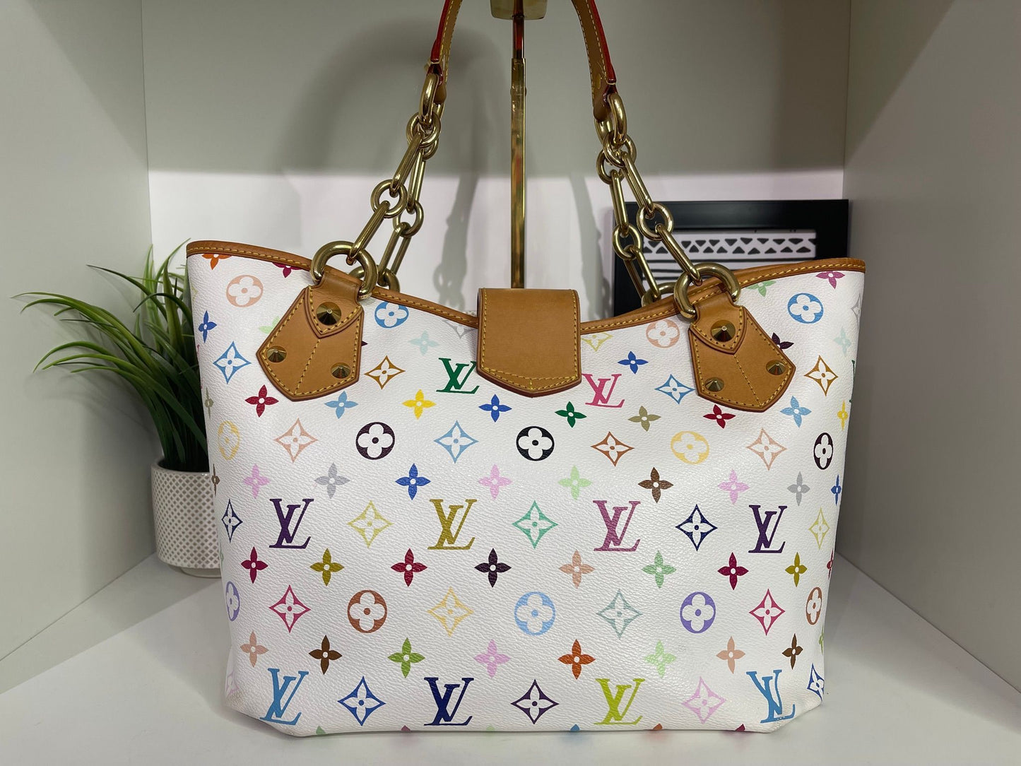 92. Louis Vuitton Takashi Murakami White Multicolor Annie