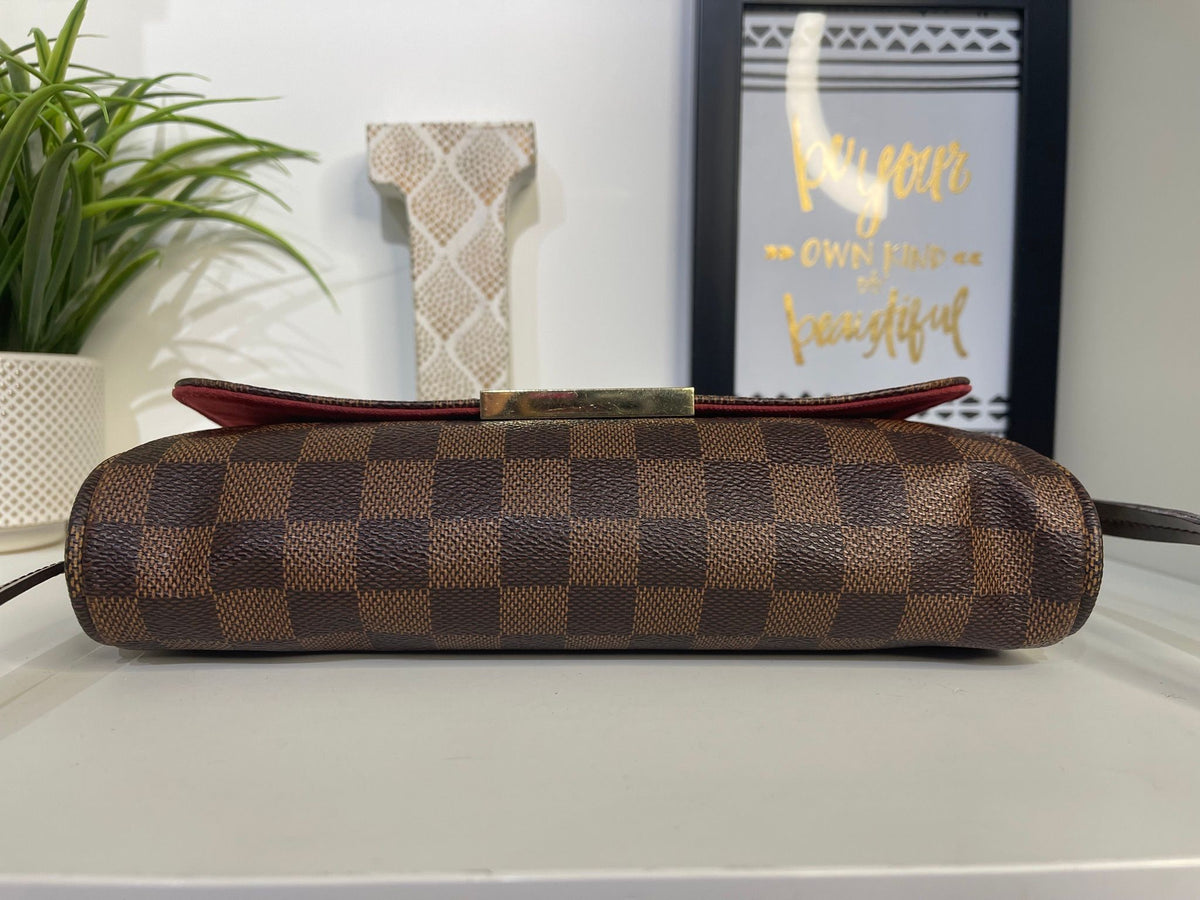 4. Louis Vuitton Damier Ebene Favorite MM