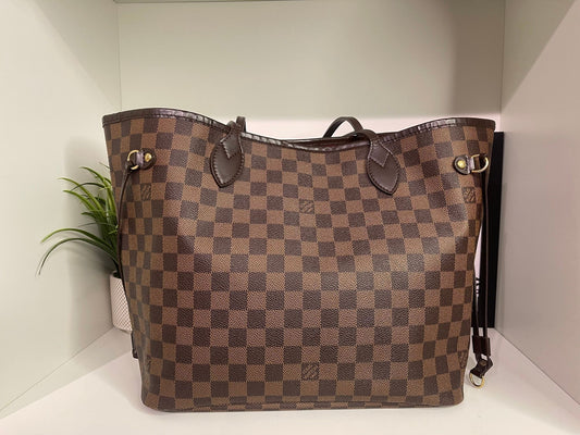 12. Louis Vuitton Damier Ebene Neverfull MM