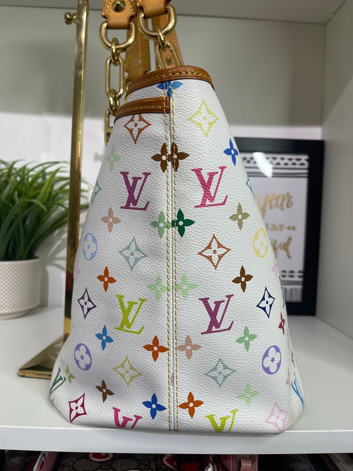92. Louis Vuitton Takashi Murakami White Multicolor Annie