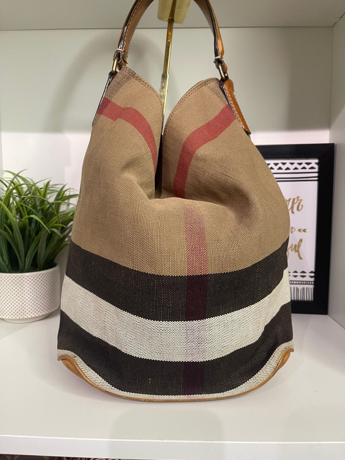 96. Burberry Ashby Tote