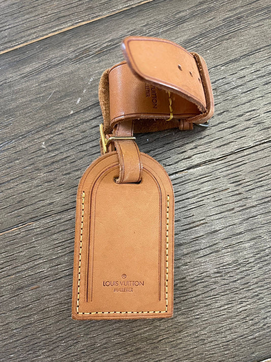Louis Vuitton Luggage Tag & Poignet Set