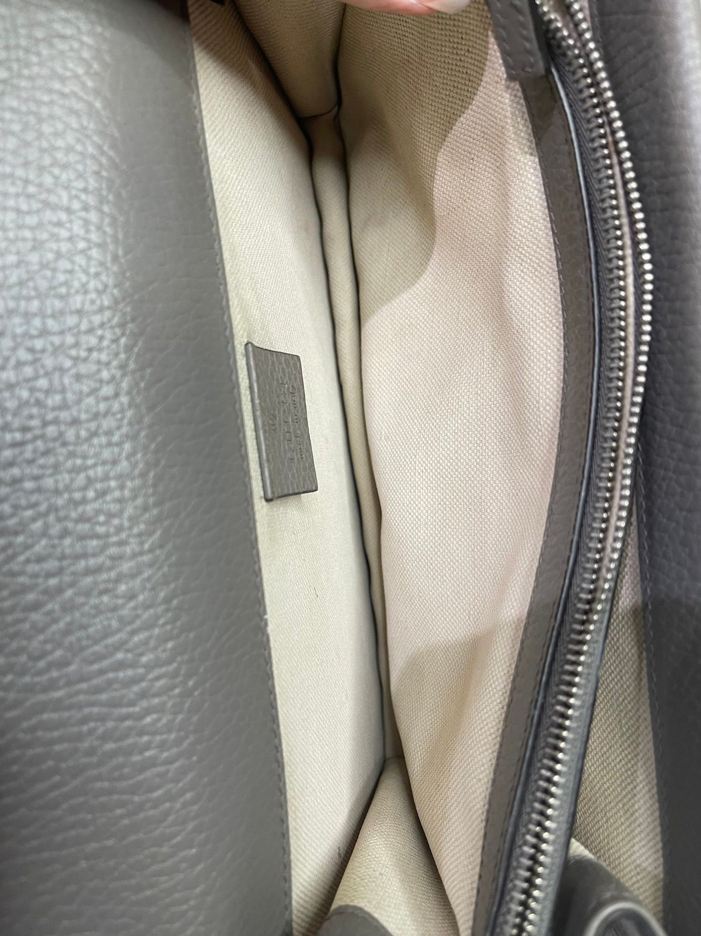 12. Gucci Gray Dionysus Shoulder Bag