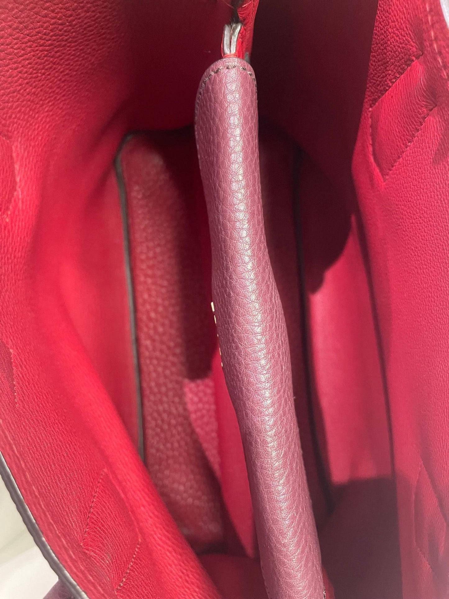 90. Prada Purple Leather Double Side Tote