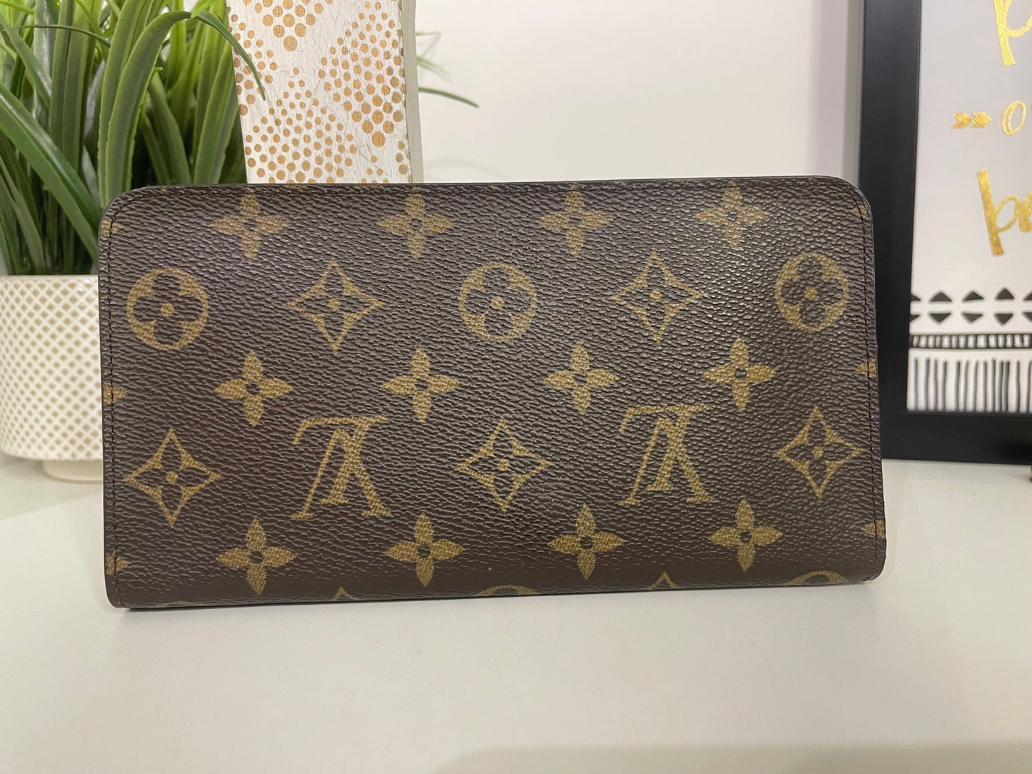 120. Louis Vuitton Monogram Porte Monnaie Zip Wallet