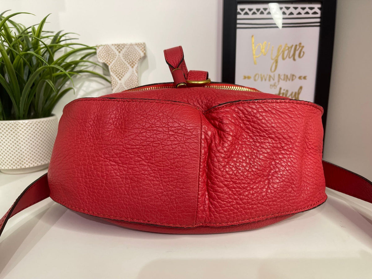 32. Chloe Red Marcie Crossbody