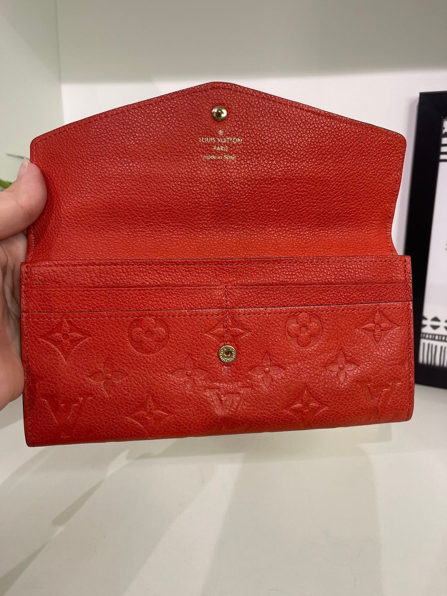 103. Louis Vuitton Cerise Empriente Long Wallet