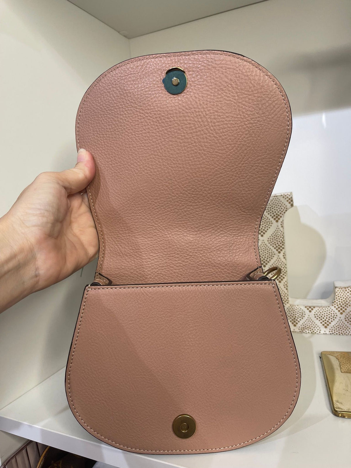 52. Chloe Nude/Pink Nile Bracelet Bag