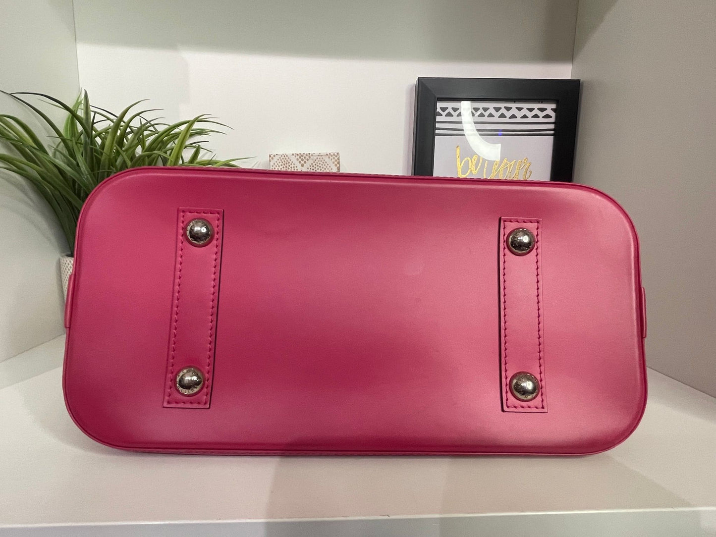 1. Louis Vuitton Pink Epi Alma PM