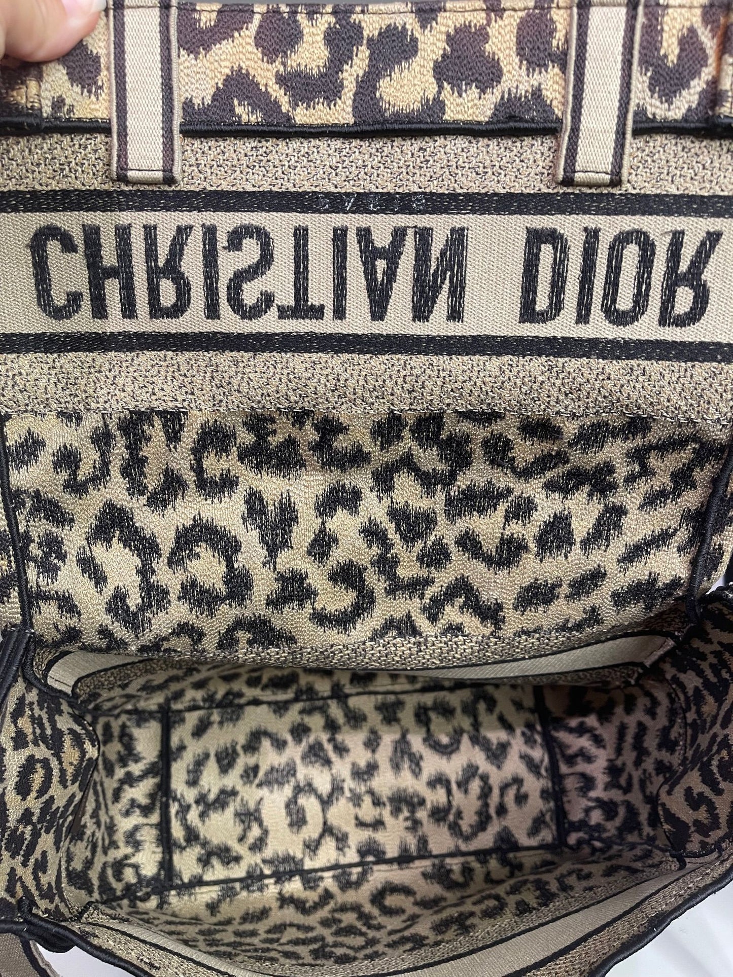 10. Christian Dior Cheetah Print Messenger Bag