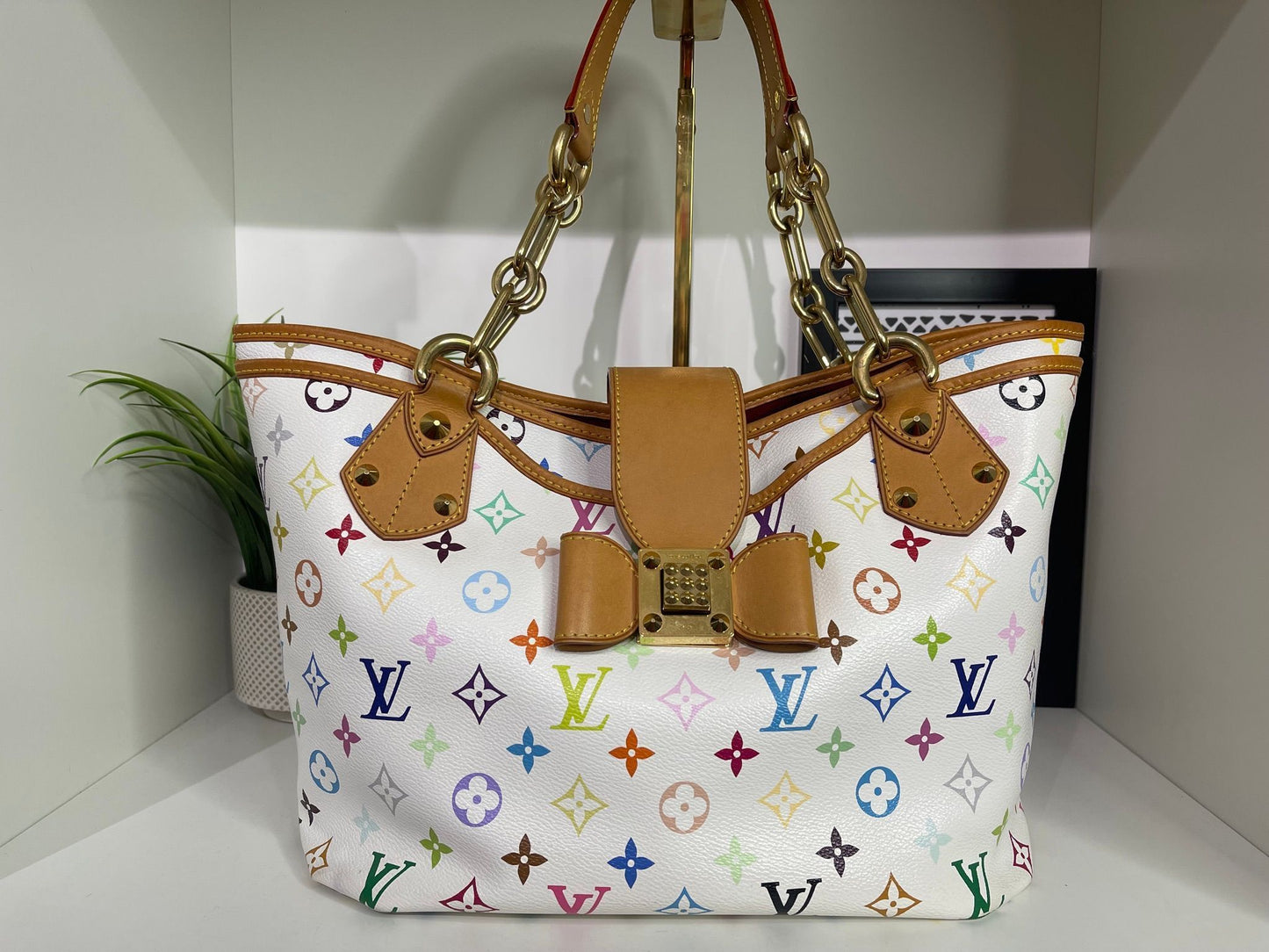 92. Louis Vuitton Takashi Murakami White Multicolor Annie