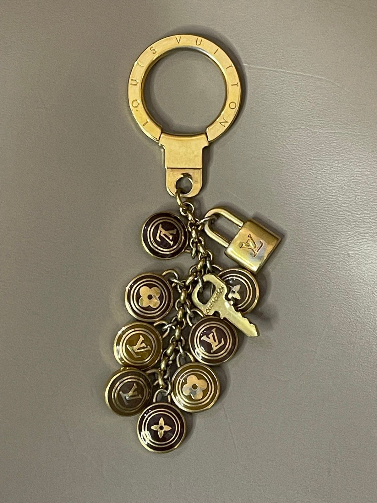 39. Louis Vuitton Brown Pastilles Bag Charm