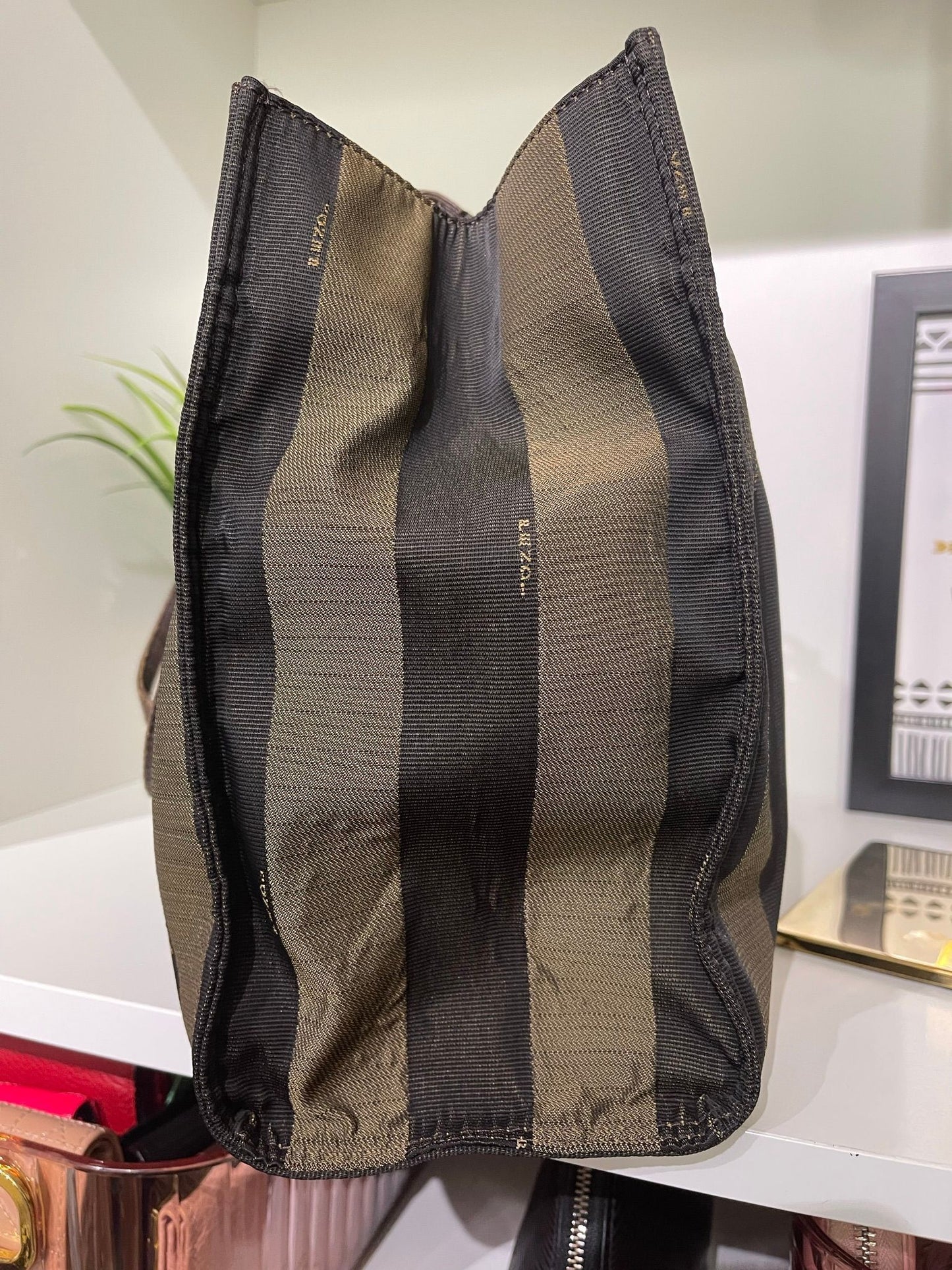 25. Fendi Pequin Tote