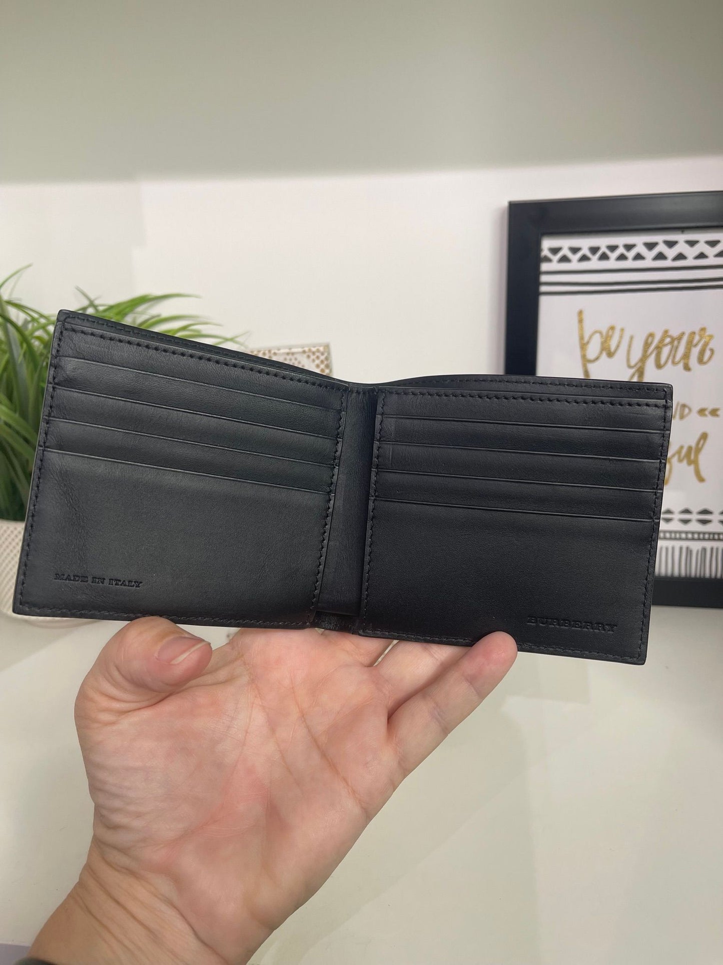 34. Burberry Bifold Wallet