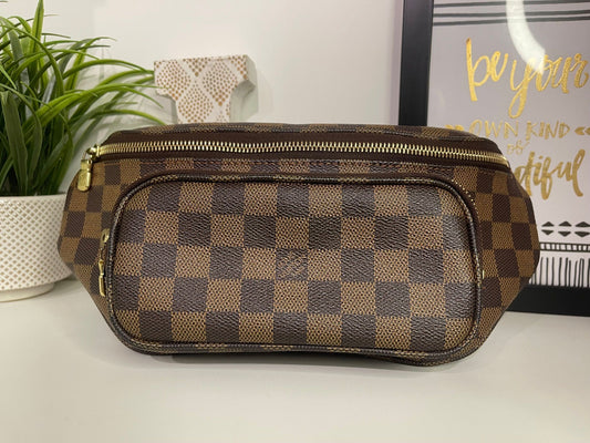 21. Louis Vuitton Damier Ebene Melville Bumbag
