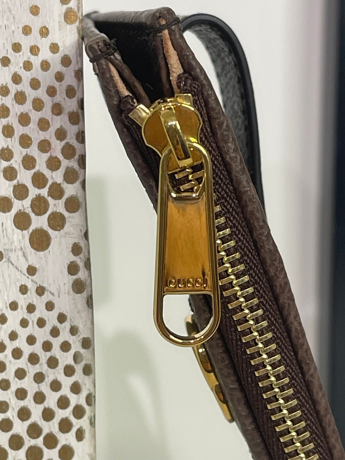 2. Gucci Supreme Sherry Line Card Holder