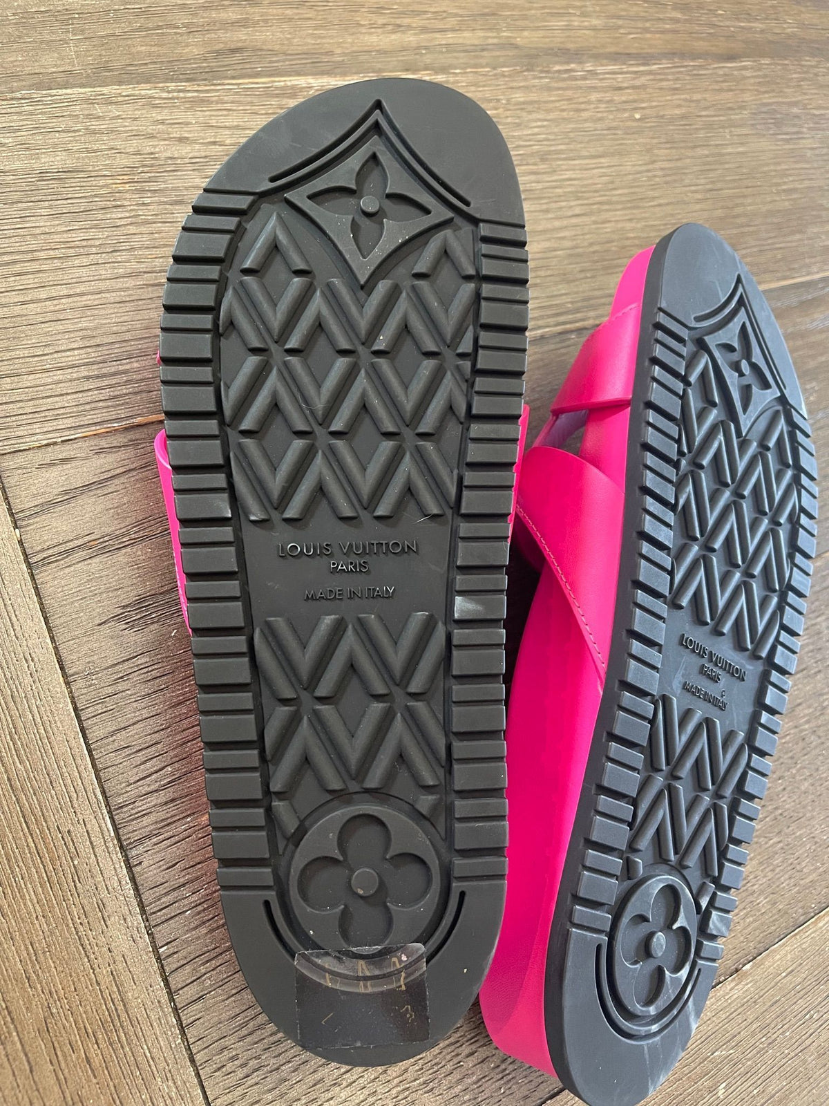 24. Louis Vuitton Pink Isola Comfort Mules Size 37