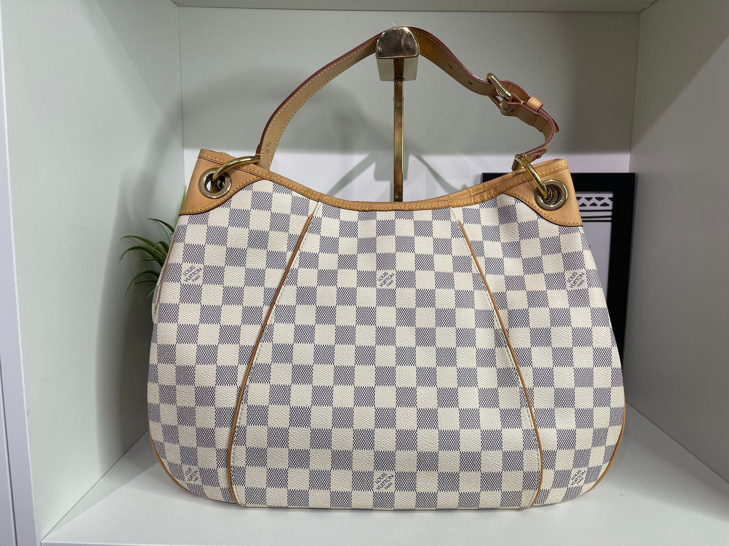 79. Louis Vuitton Damier Azure Galleria