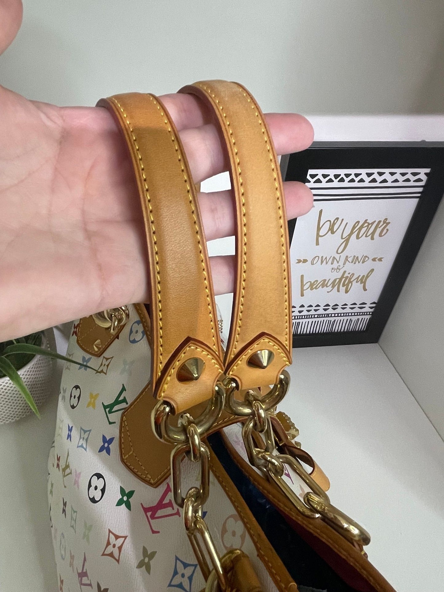 92. Louis Vuitton Takashi Murakami White Multicolor Annie