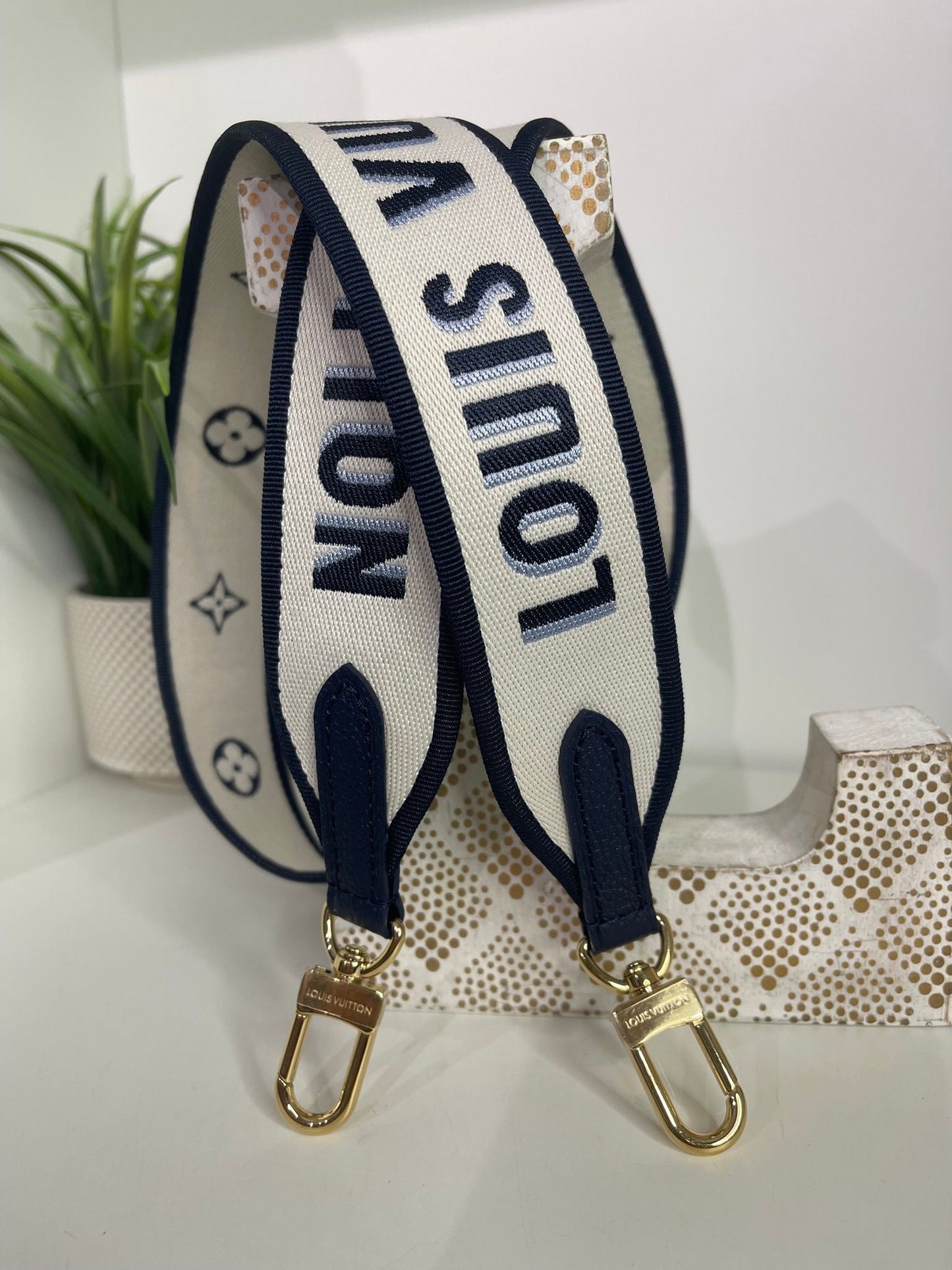 56. Louis Vuitton 42” Guitar Strap