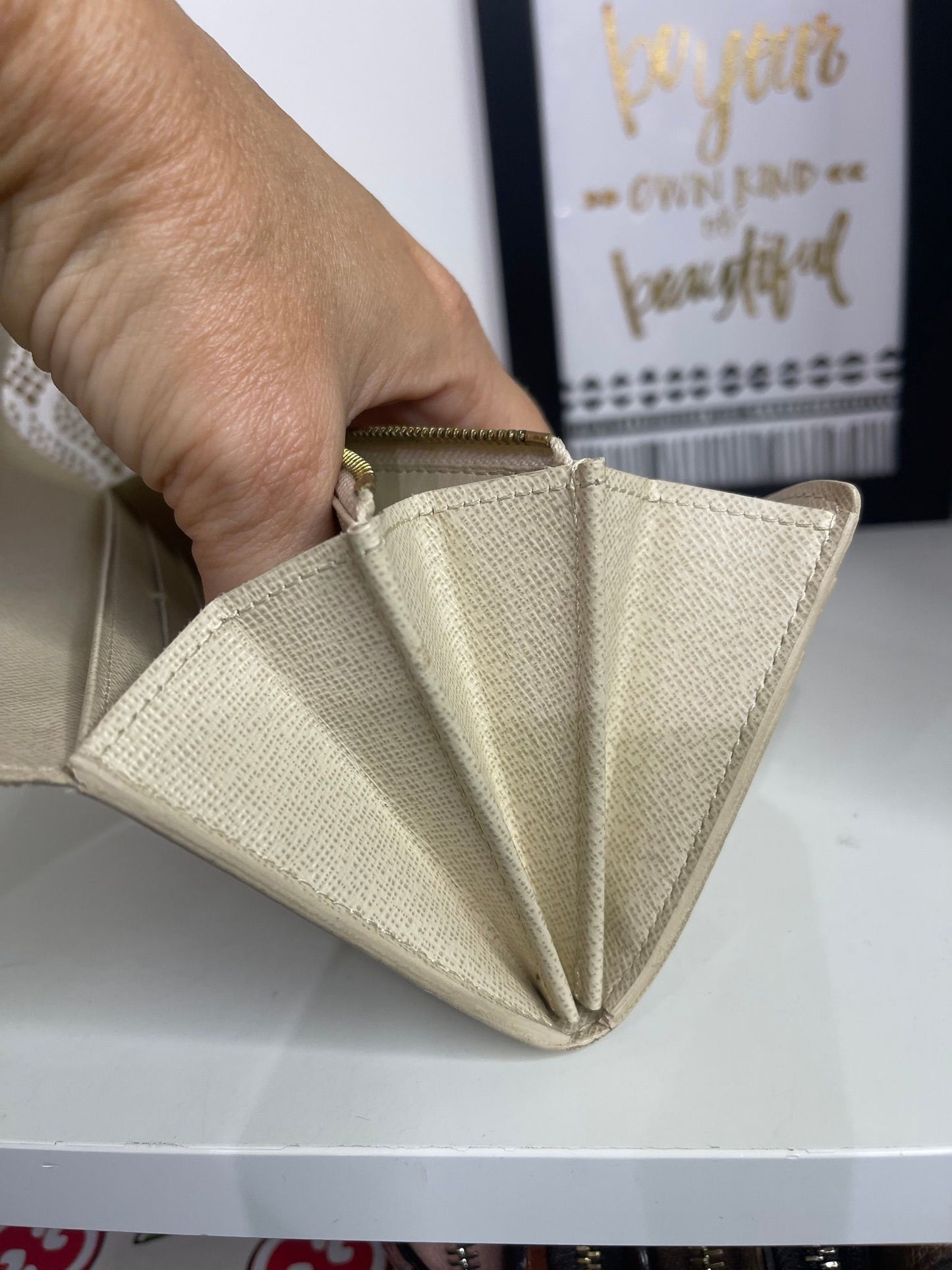 32. Louis Vuitton Damier Azur Sarah Wallet