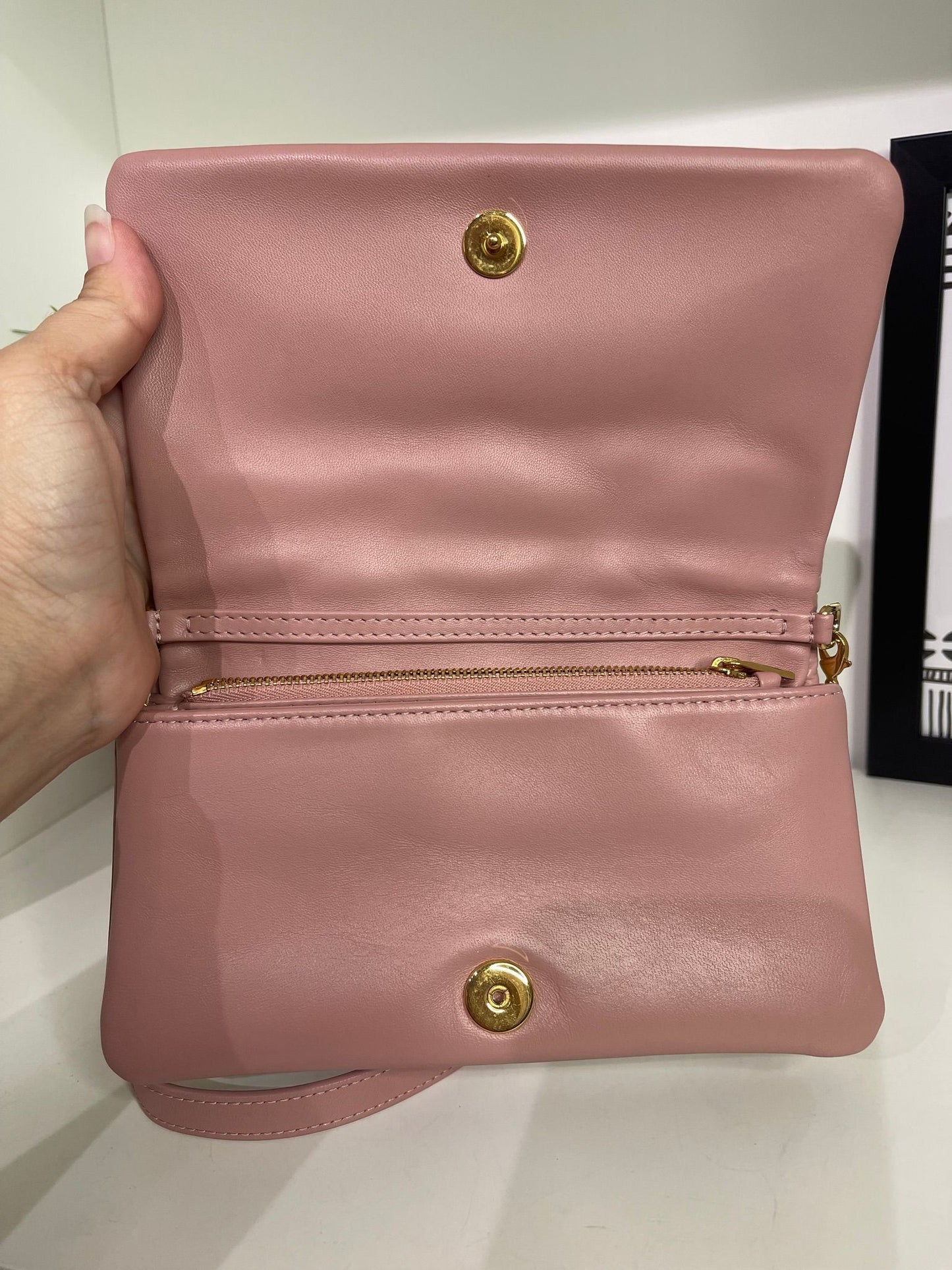 104. Christian Dior Pink Macrocannage Mini Caro