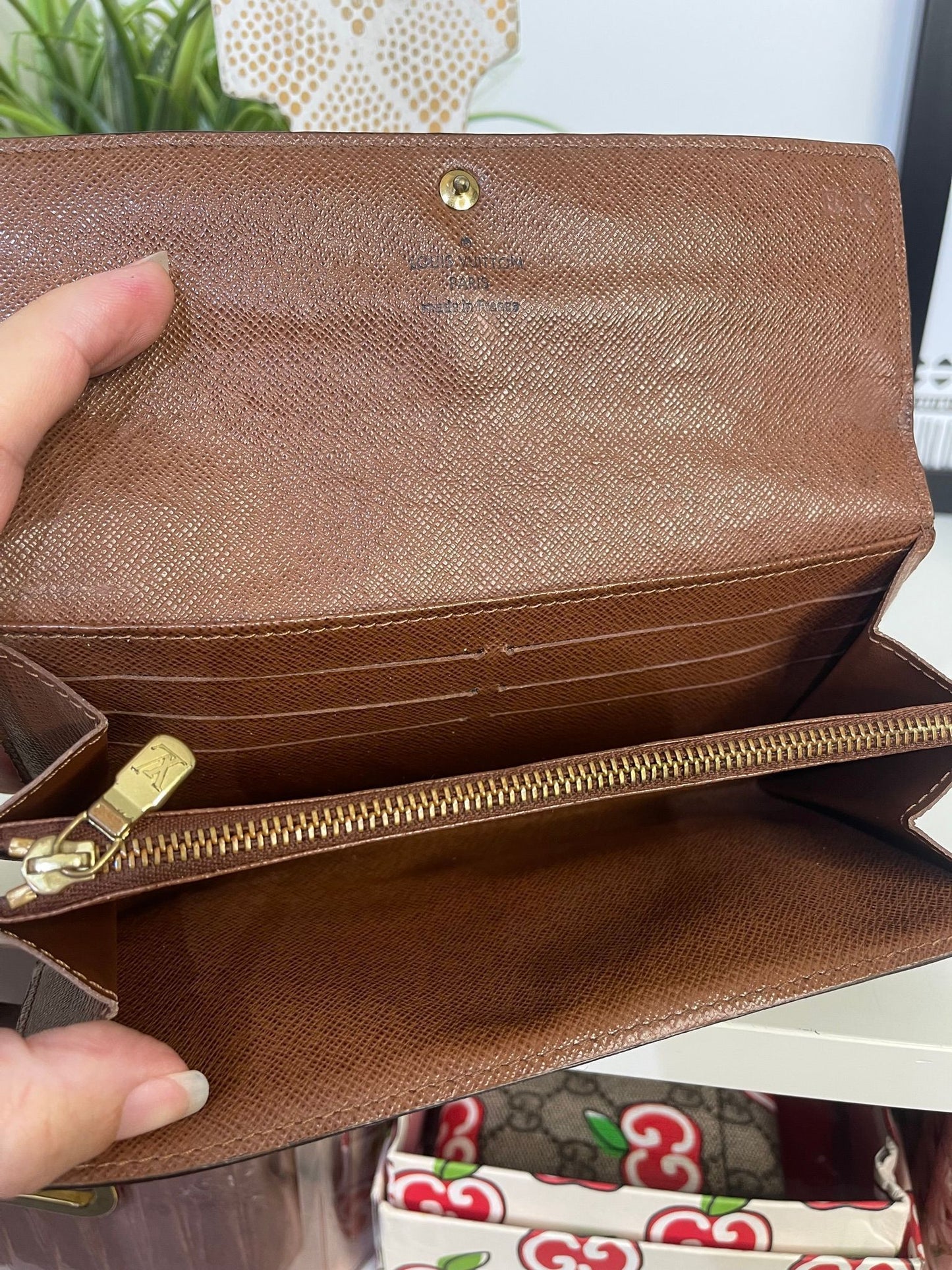 33. Louis Vuitton Monogram Sarah Wallet