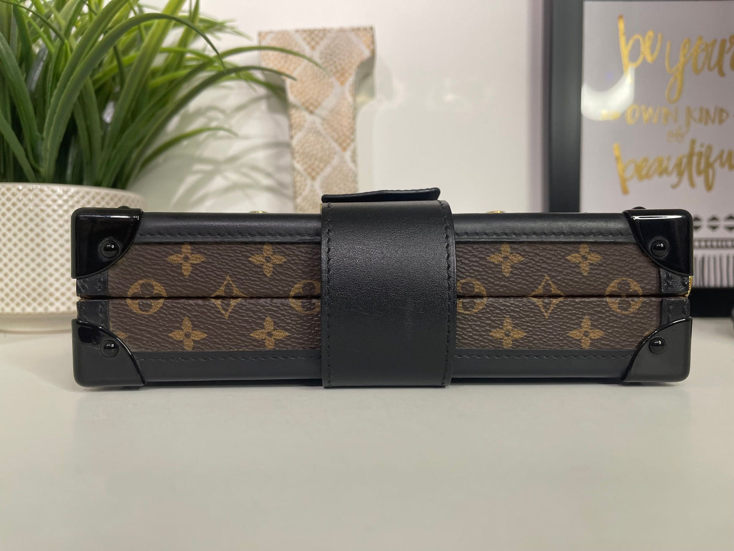 72. Louis Vuitton Petit Malle Trunk Crossbody