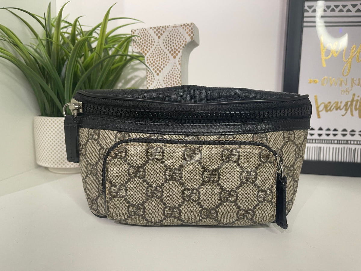 12. Gucci Supreme Black Eden Bumbag