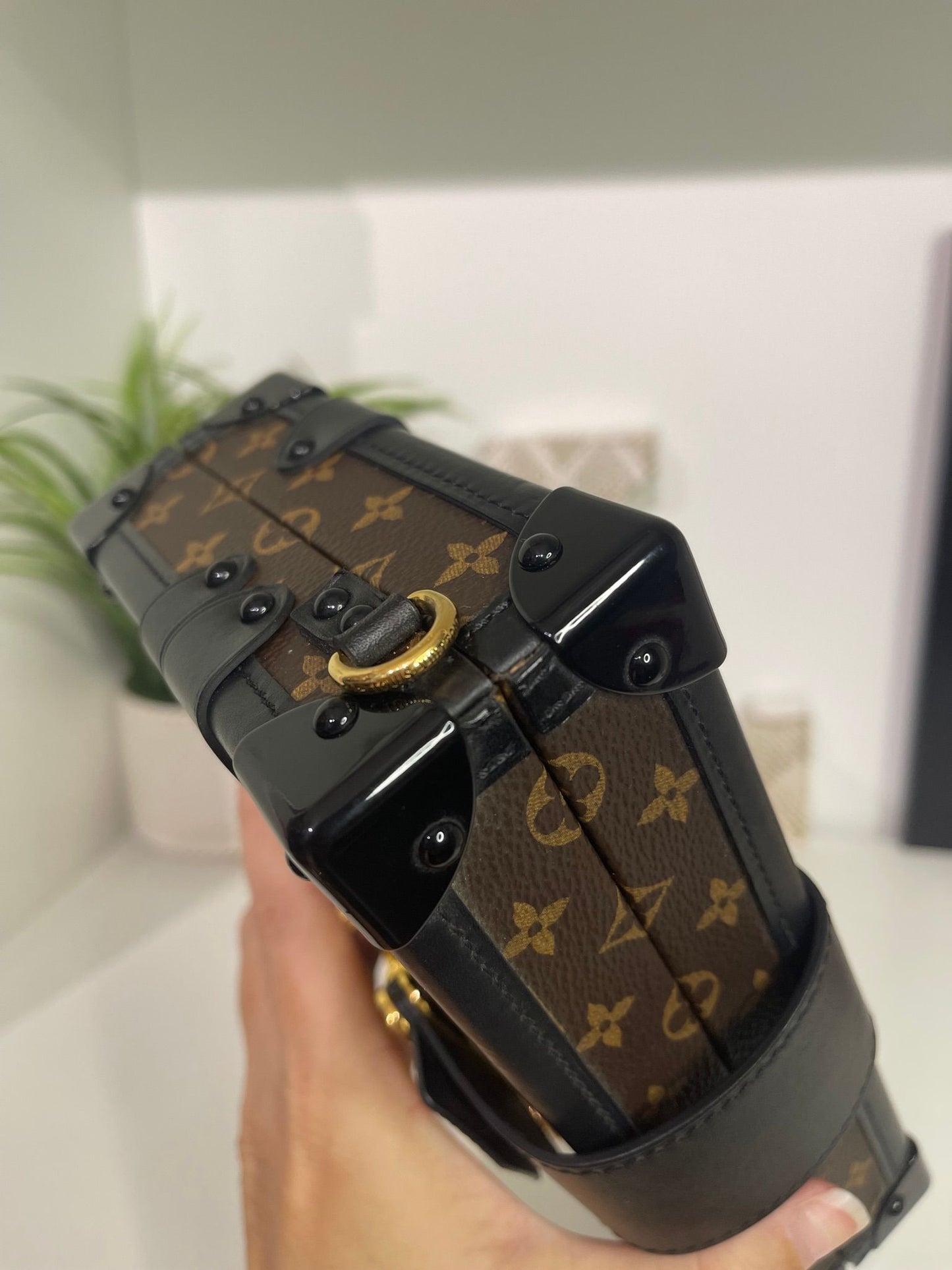 72. Louis Vuitton Petit Malle Trunk Crossbody