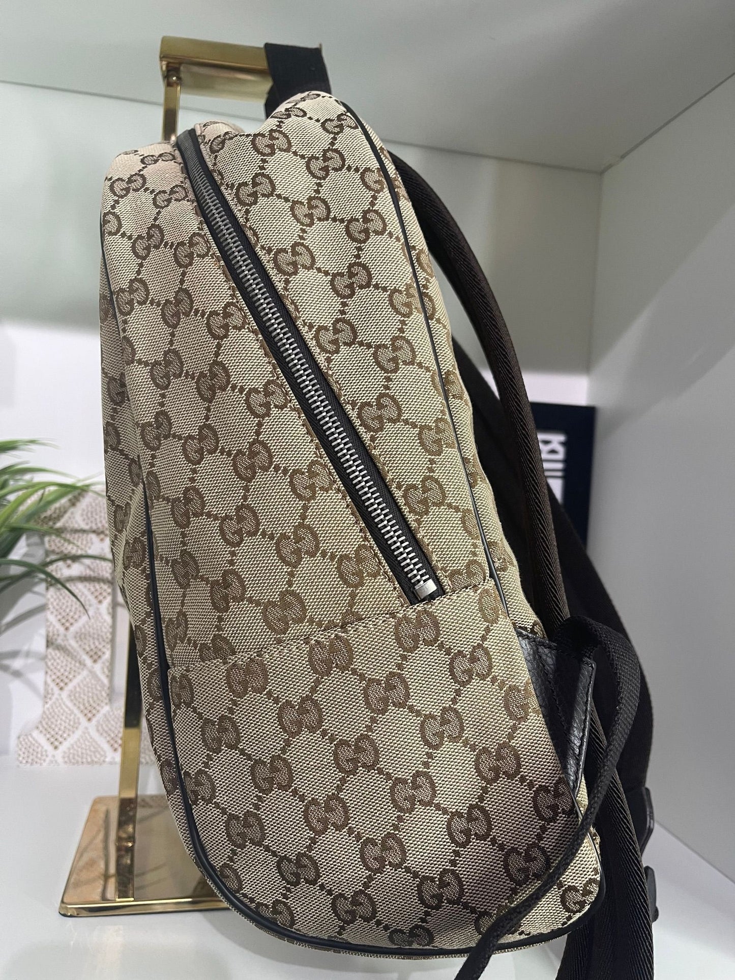103. Gucci Canvas Backpack
