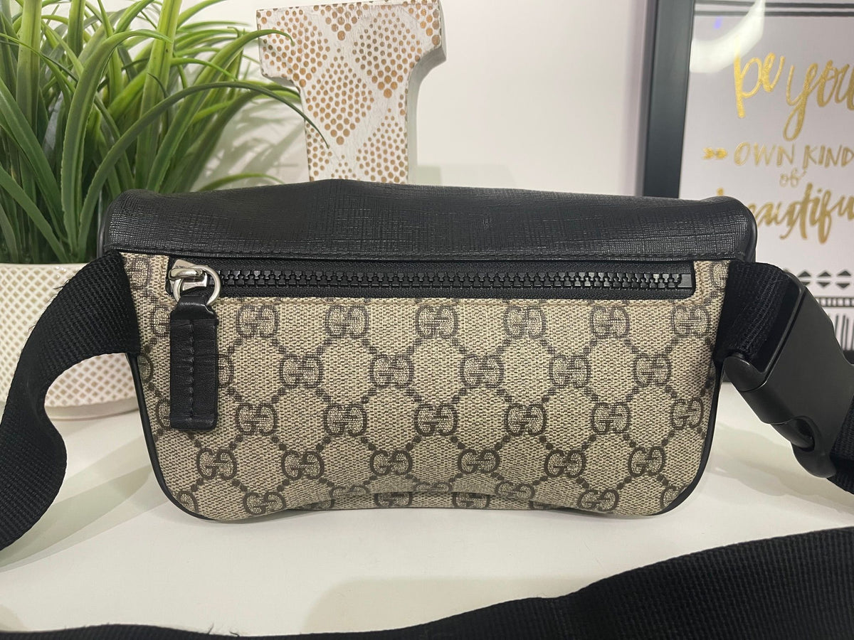 12. Gucci Supreme Black Eden Bumbag
