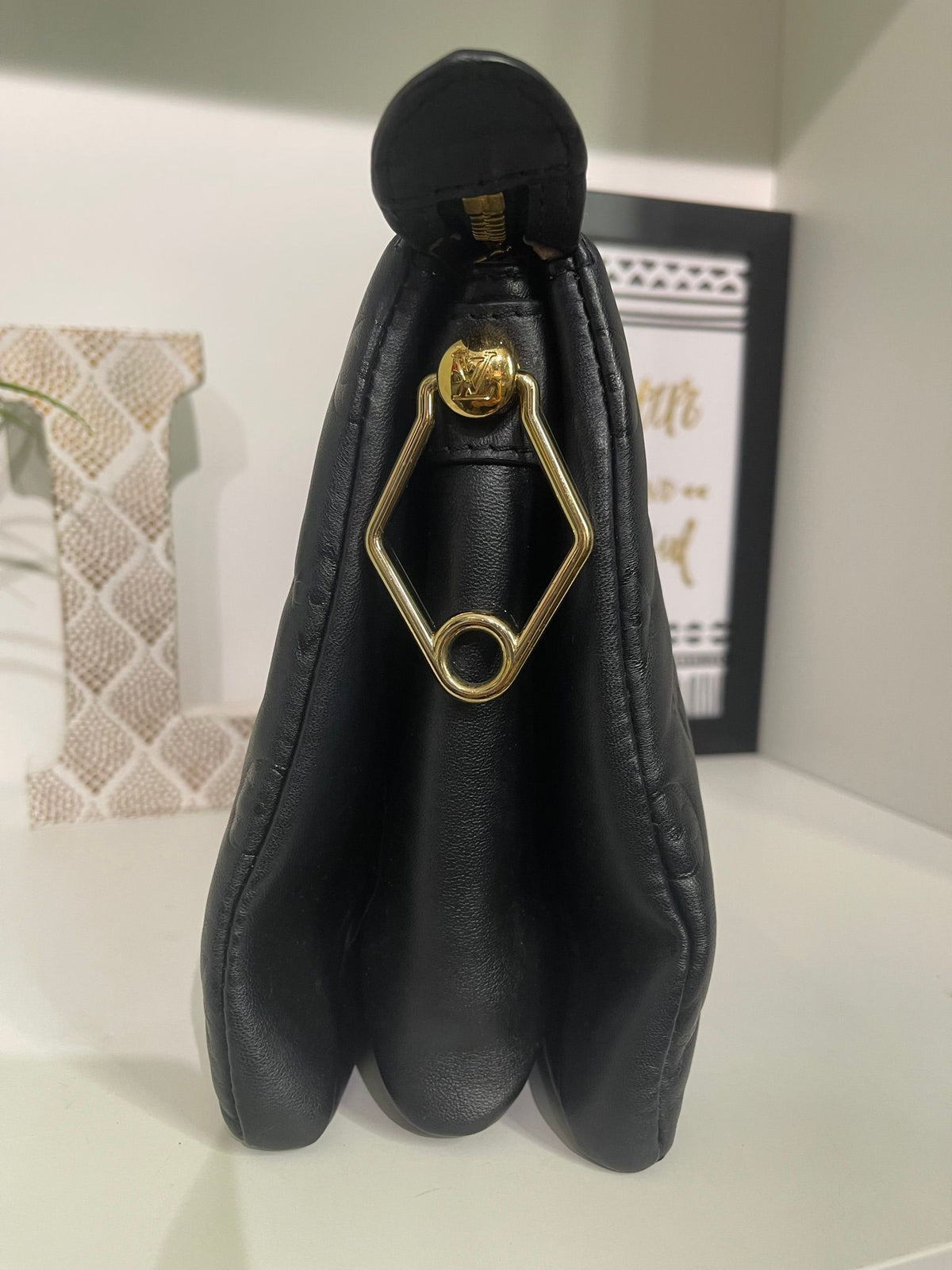 42. Louis Vuitton Black Coussin PM