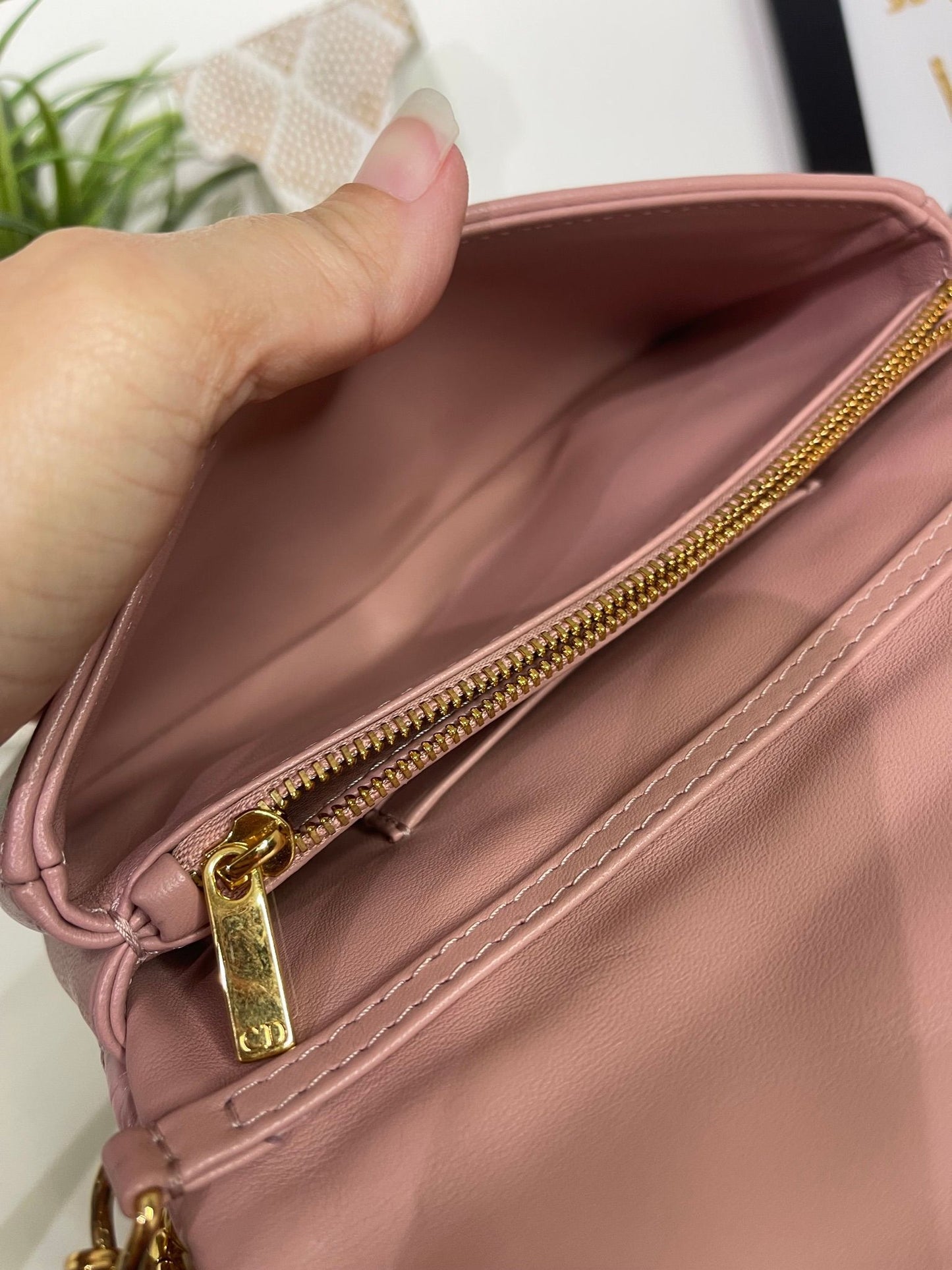 104. Christian Dior Pink Macrocannage Mini Caro