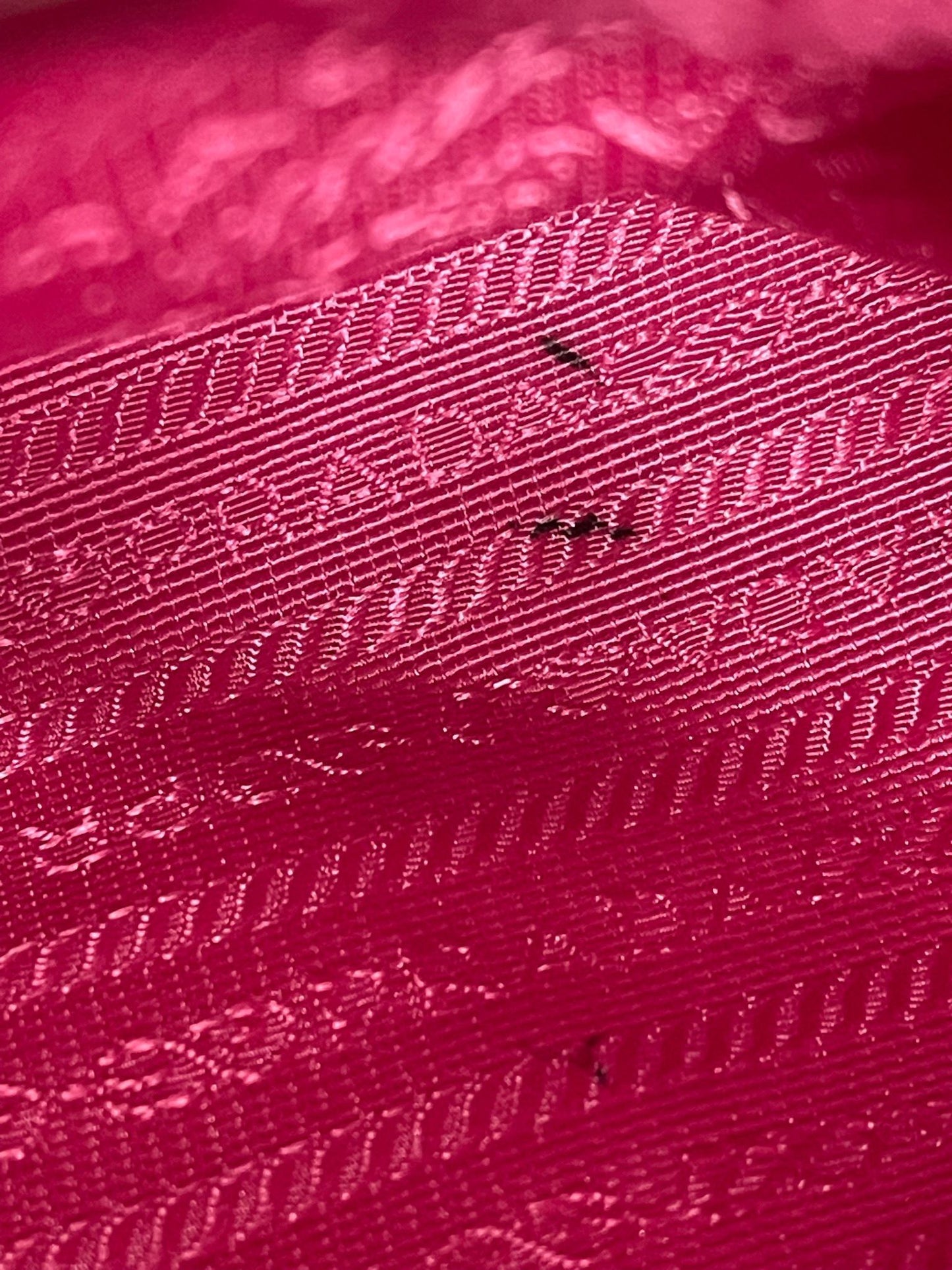 73. Prada Pink Quilted Nylon Bag