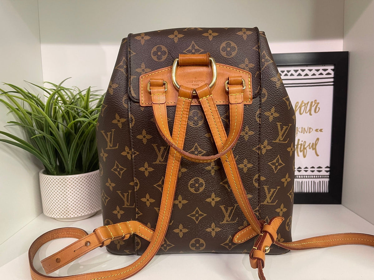 57. Louis Vuitton Monogram Montsouris MM Backpack