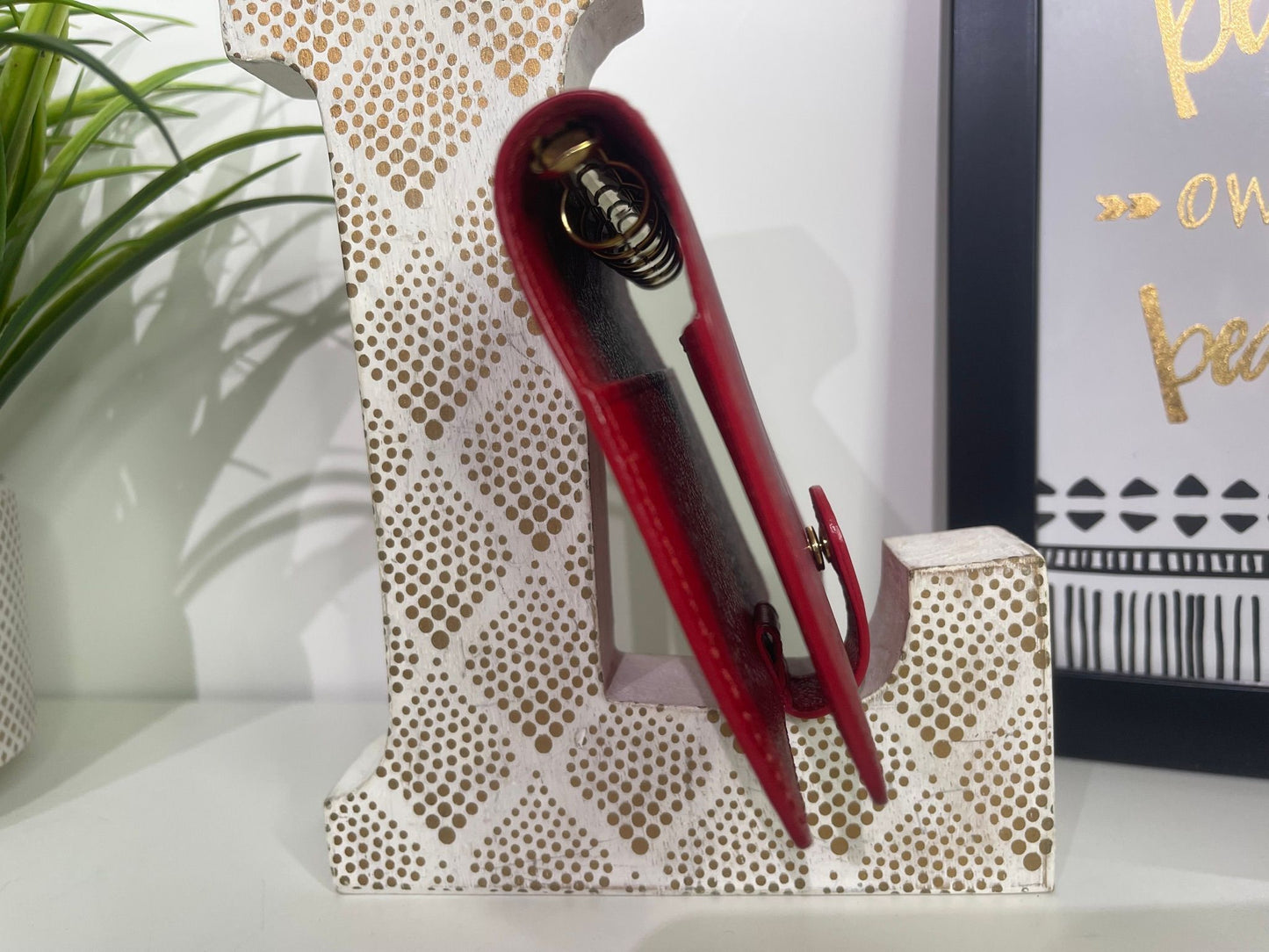 46. Louis Vuitton Red Epi Agenda PM