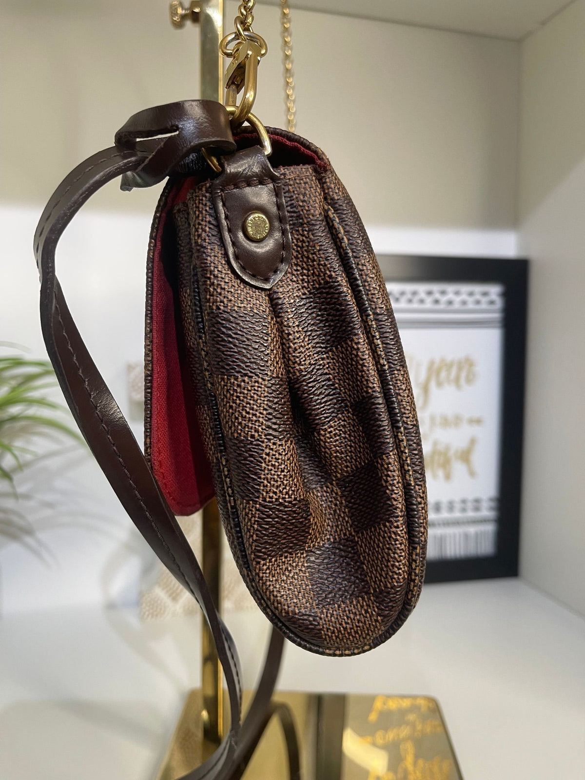 4. Louis Vuitton Damier Ebene Favorite MM