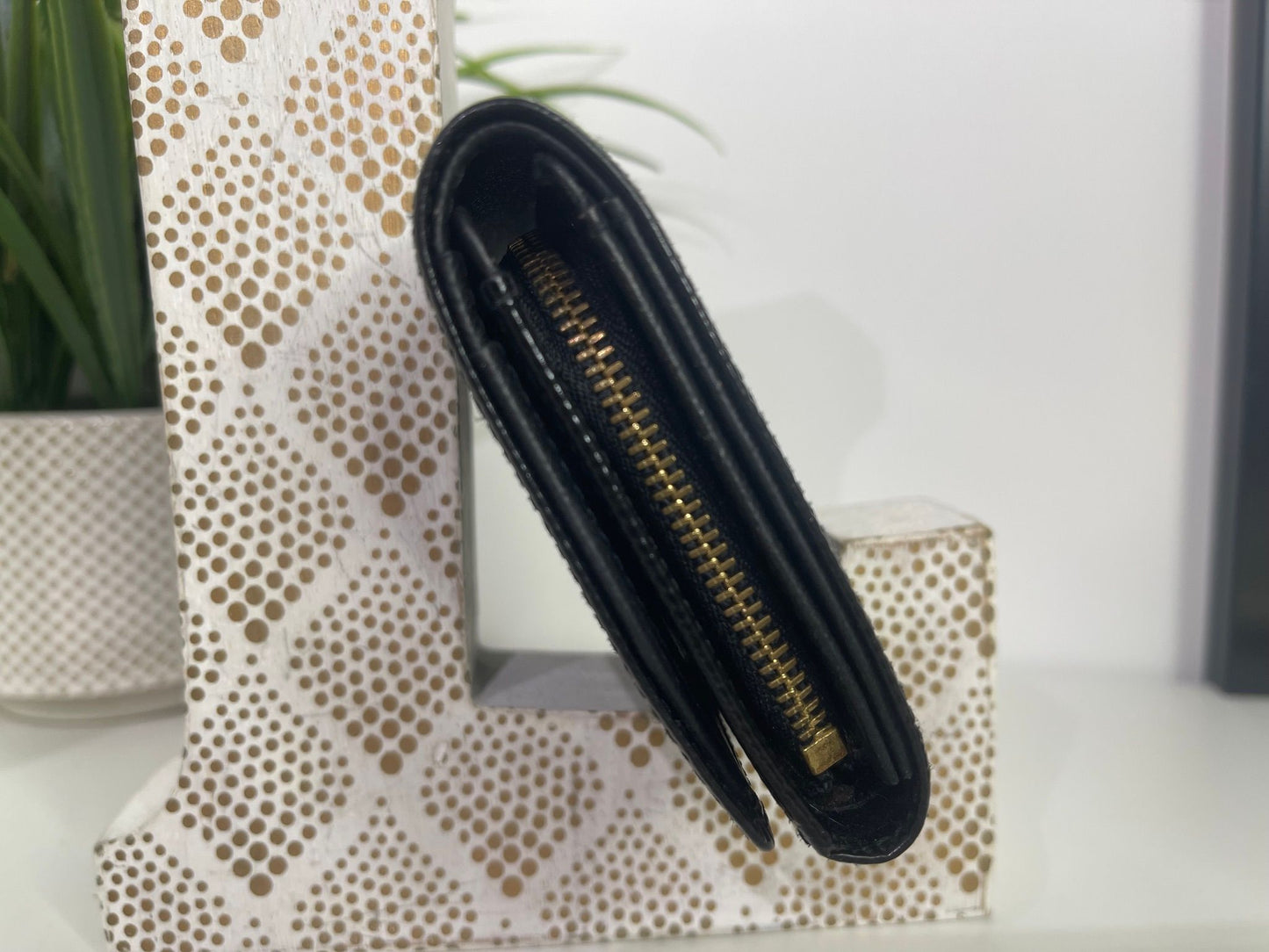 54. Louis Vuitton Black Epi Tressor Wallet
