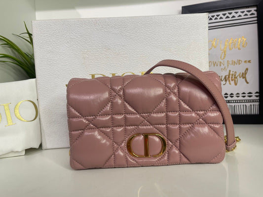 104. Christian Dior Pink Macrocannage Mini Caro