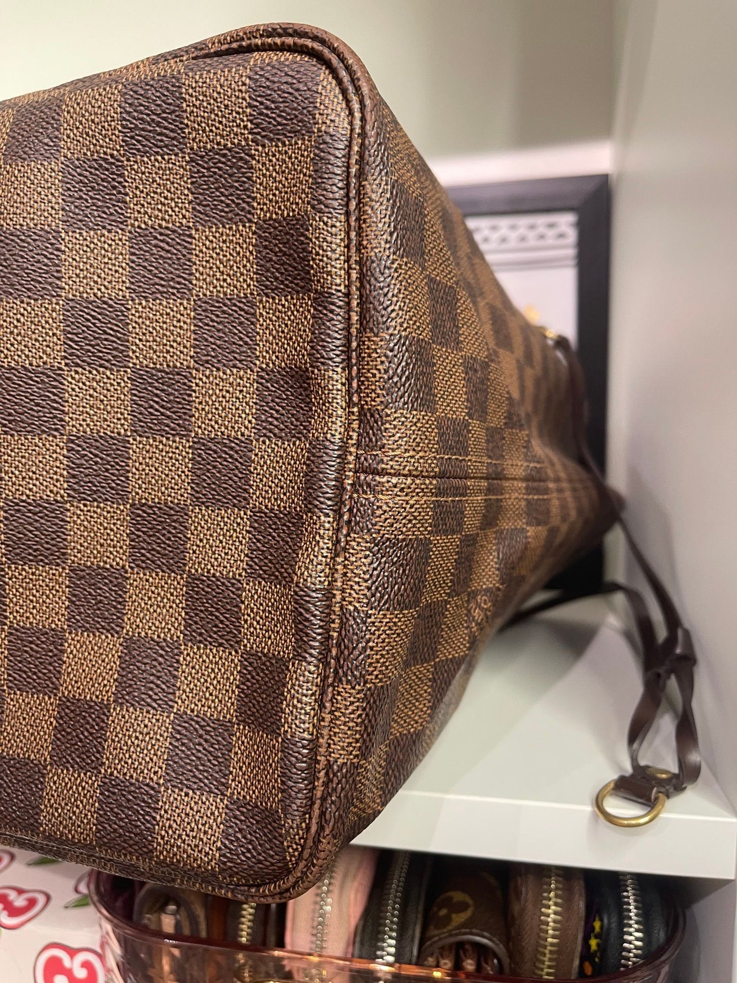 110. Louis Vuitton Damier Ebene Neverfull GM