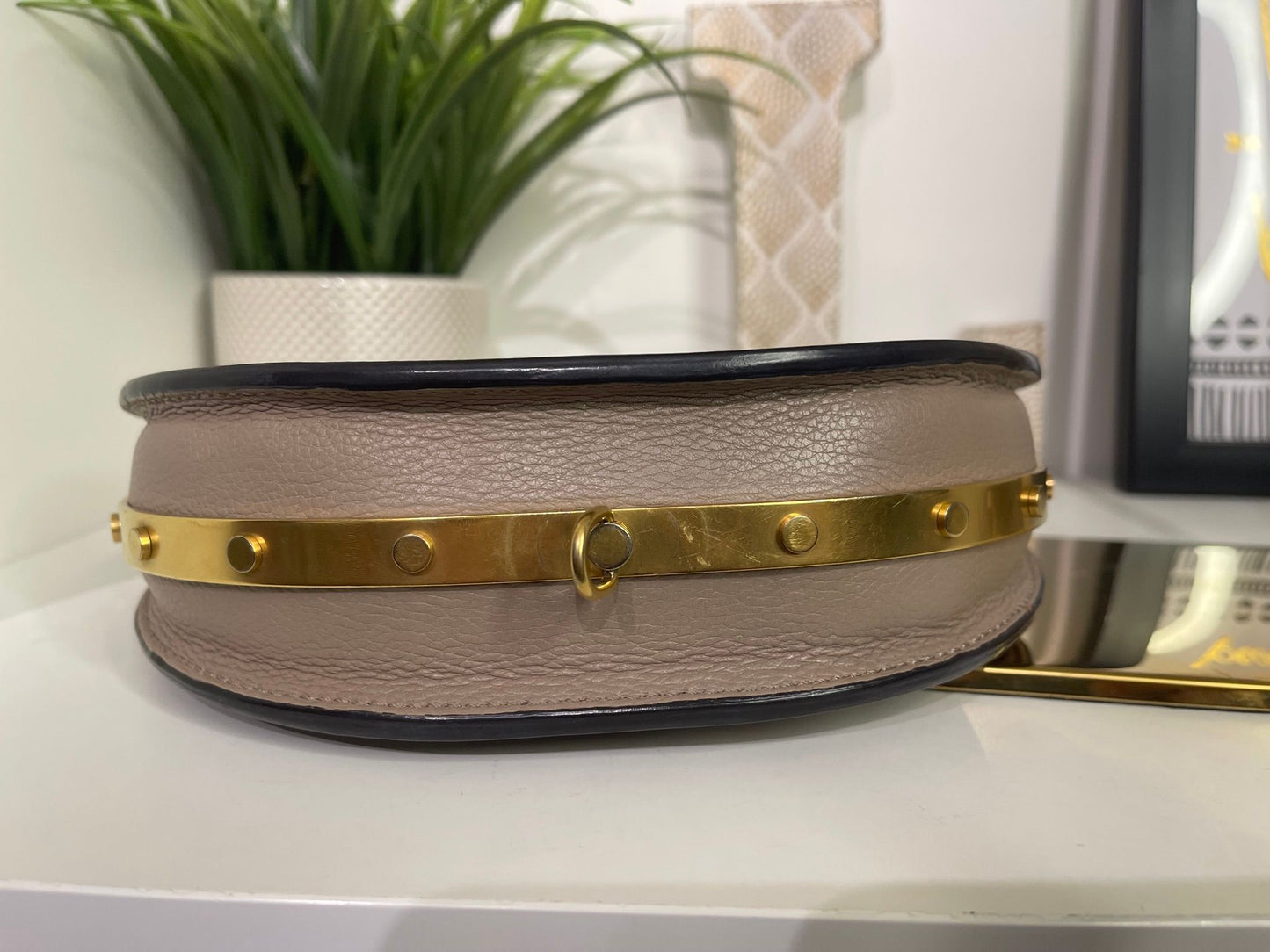 41. Chloe Nile Bracelet Bag (Greige)