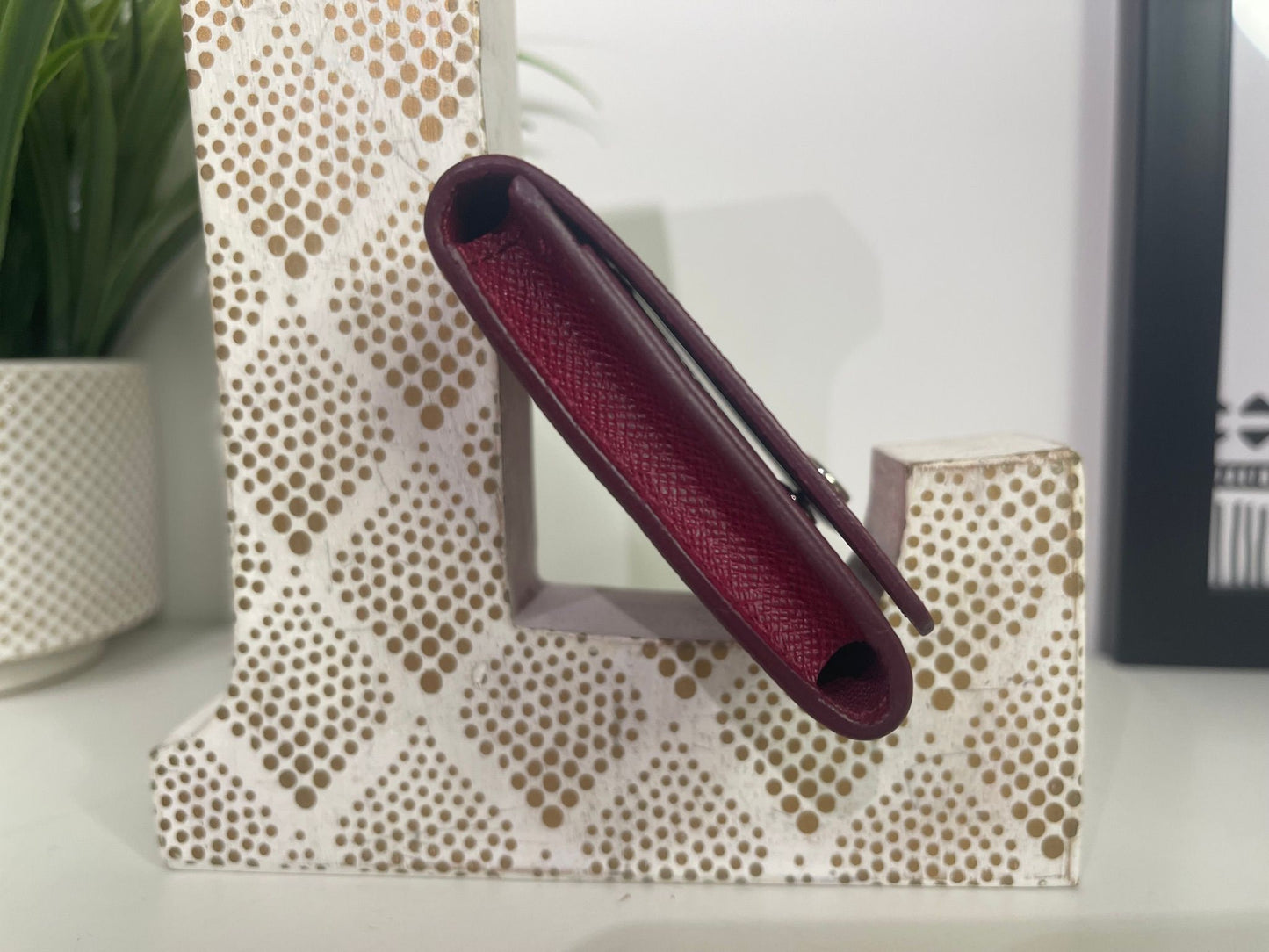62. Louis Vuitton Fuscia Epi Card Holder